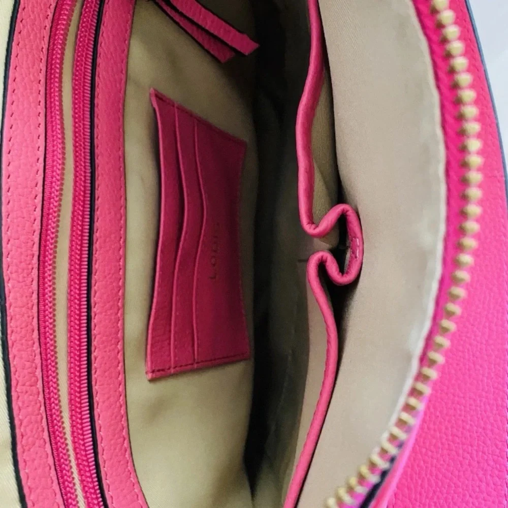 Lodis Vibrant Pink Crossbody Bag - Picture 8 of 8